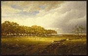 William Trost Richards Old Orchard at Newport Spain oil painting artist